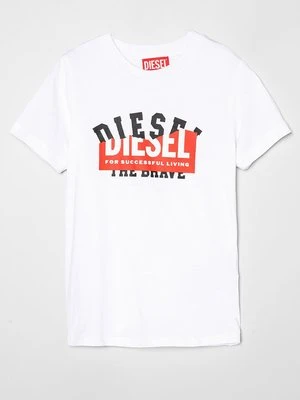 T-shirt z nadrukiem Diesel