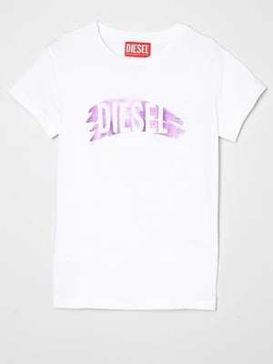 T-shirt z nadrukiem Diesel