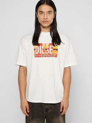 T-shirt z nadrukiem Diesel