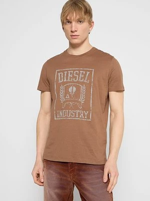 T-shirt z nadrukiem Diesel