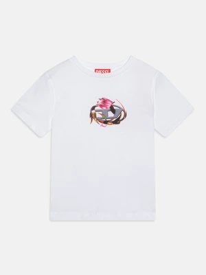 T-shirt z nadrukiem Diesel