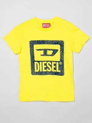 T-shirt z nadrukiem Diesel