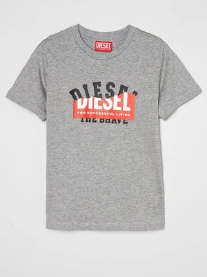 T-shirt z nadrukiem Diesel