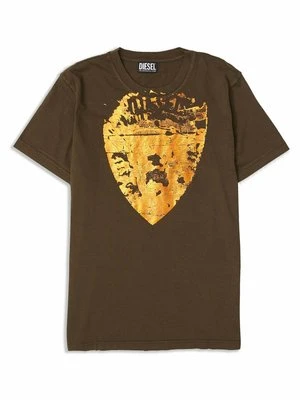 T-shirt z nadrukiem Diesel