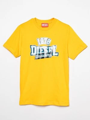 T-shirt z nadrukiem Diesel