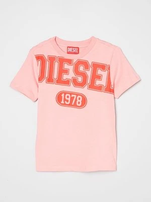 T-shirt z nadrukiem Diesel