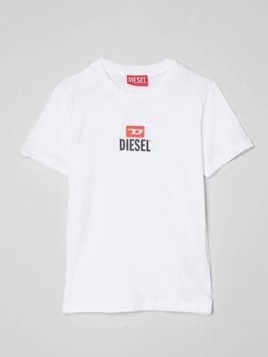 T-shirt z nadrukiem Diesel