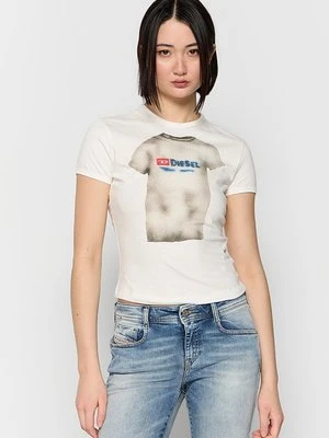 T-shirt z nadrukiem Diesel