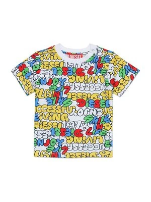 T-shirt z nadrukiem Diesel