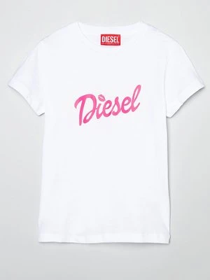 T-shirt z nadrukiem Diesel