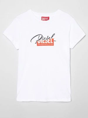 T-shirt z nadrukiem Diesel