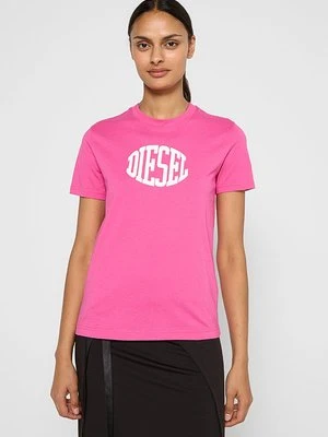 T-shirt z nadrukiem Diesel
