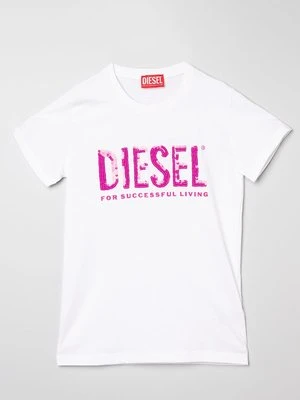 T-shirt z nadrukiem Diesel