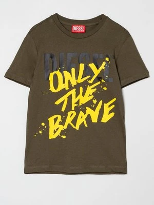 T-shirt z nadrukiem Diesel