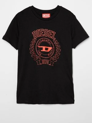 T-shirt z nadrukiem Diesel
