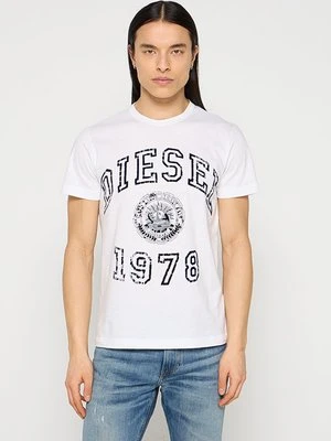 T-shirt z nadrukiem Diesel