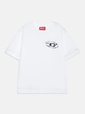 T-shirt z nadrukiem Diesel