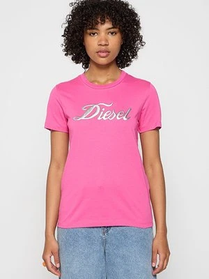 T-shirt z nadrukiem Diesel