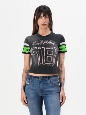 T-shirt z nadrukiem Diesel
