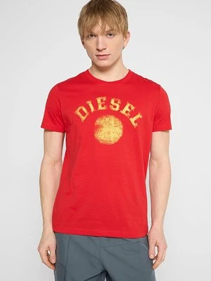 T-shirt z nadrukiem Diesel