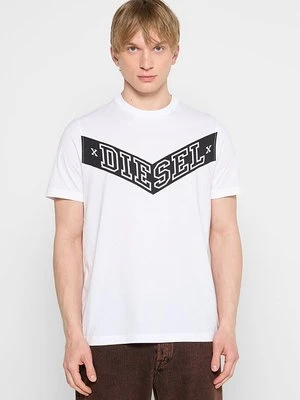 T-shirt z nadrukiem Diesel