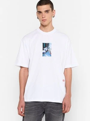T-shirt z nadrukiem Diesel