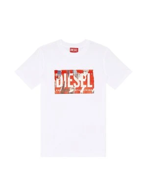 T-shirt z nadrukiem Diesel