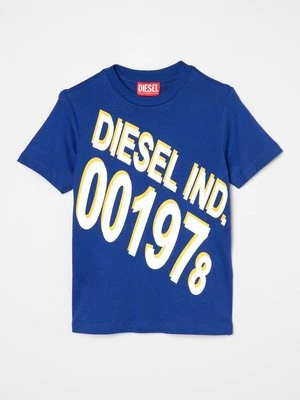 T-shirt z nadrukiem Diesel