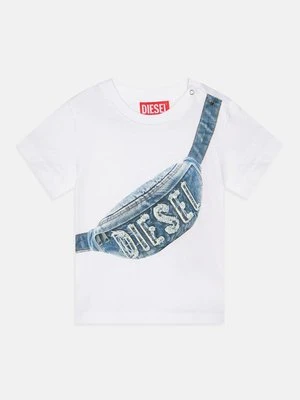 T-shirt z nadrukiem Diesel