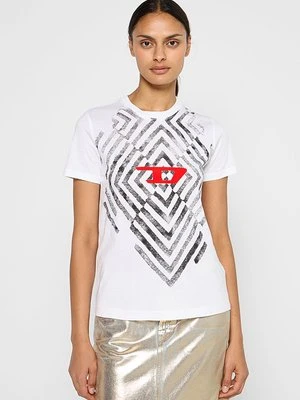 T-shirt z nadrukiem Diesel