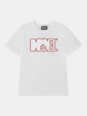 T-shirt z nadrukiem Diesel