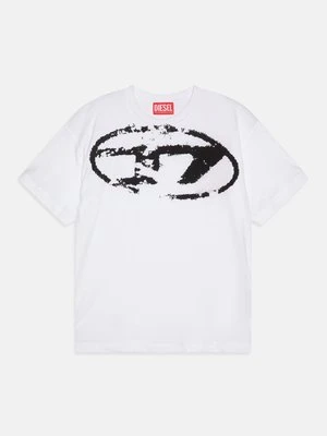 T-shirt z nadrukiem Diesel