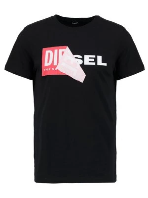 T-shirt z nadrukiem Diesel