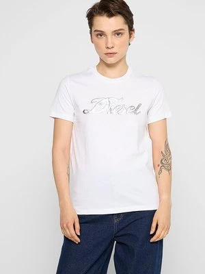 T-shirt z nadrukiem Diesel