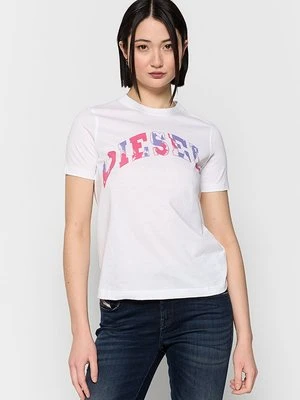 Zdjęcie produktu T-shirt z nadrukiem Diesel biały