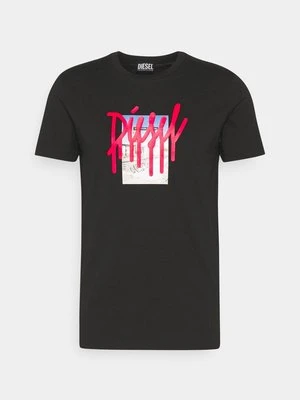 T-shirt z nadrukiem Diesel