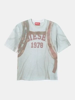T-shirt z nadrukiem Diesel