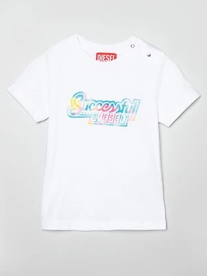 T-shirt z nadrukiem Diesel