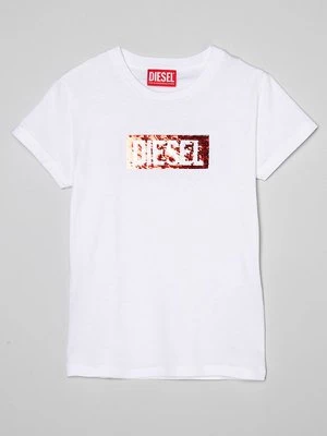 T-shirt z nadrukiem Diesel