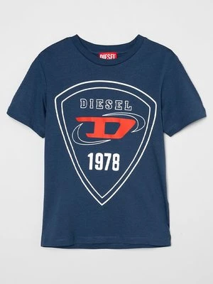 T-shirt z nadrukiem Diesel
