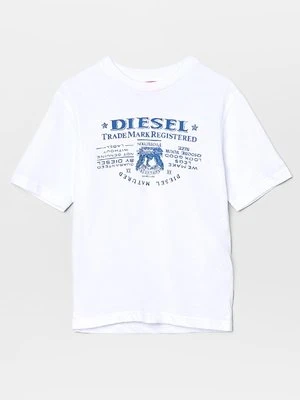 T-shirt z nadrukiem Diesel