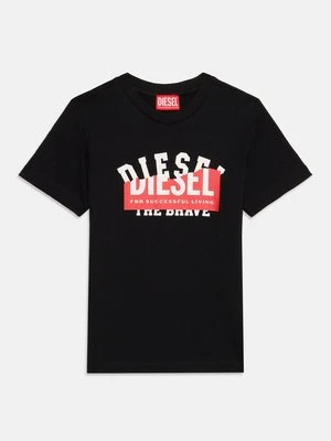 T-shirt z nadrukiem Diesel