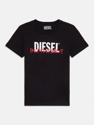 T-shirt z nadrukiem Diesel