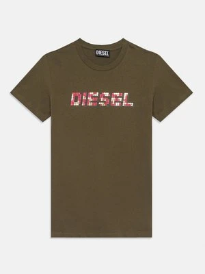 T-shirt z nadrukiem Diesel