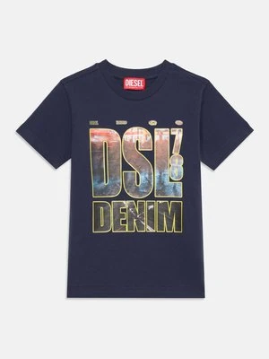 T-shirt z nadrukiem Diesel