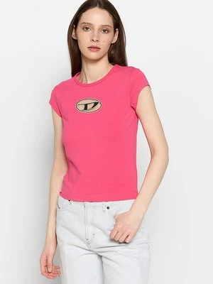 T-shirt z nadrukiem Diesel