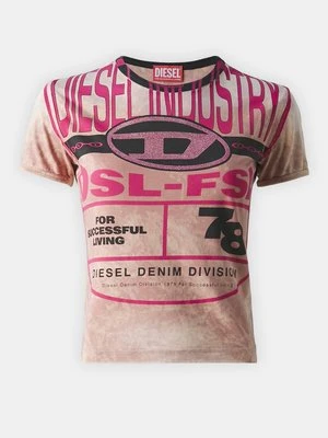 T-shirt z nadrukiem Diesel