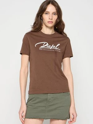 T-shirt z nadrukiem Diesel