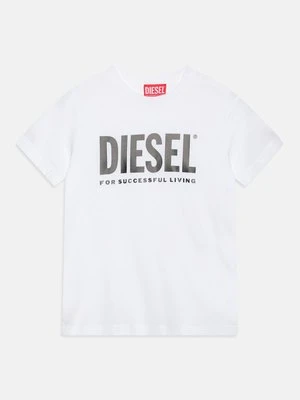 T-shirt z nadrukiem Diesel