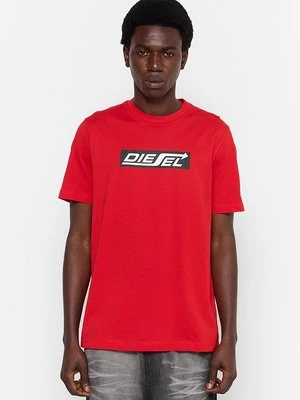 T-shirt z nadrukiem Diesel